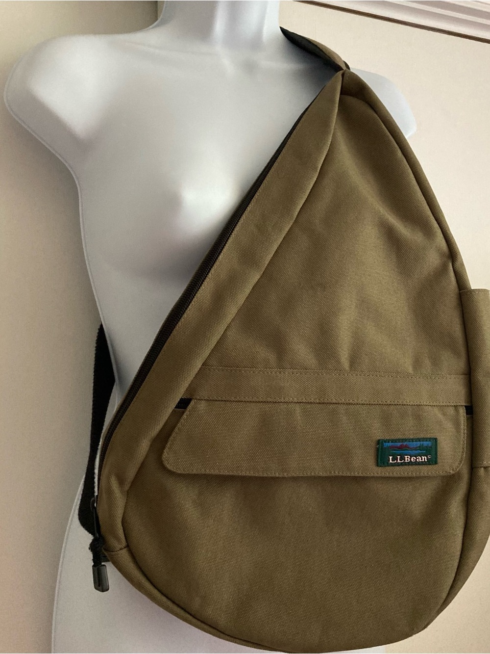 Vintage L.L. Bean Crossbody Sling Unisex Hiking Outdoor Backpack Bag